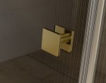 Besco Pixa Gold kabina 90x90cm Lewa profil złoty PKL90195G