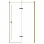 Besco Pixa Gold kabina prostokątna 100x80 Lewa PPL108195G