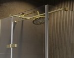 Besco Pixa Gold kabina prostokątna 100x80 Lewa PPL108195G