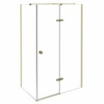 Besco Pixa Gold kabina prostokątna 100x80 Lewa PPL108195G