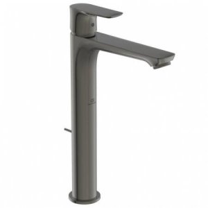 Ideal Standard Connect Air Bateria umywalkowa wysoka z korkiem szary magnetyczny połysk A7025A5
