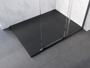 Besco Vexo Black brodzik prostokątny 130 BVB13090P