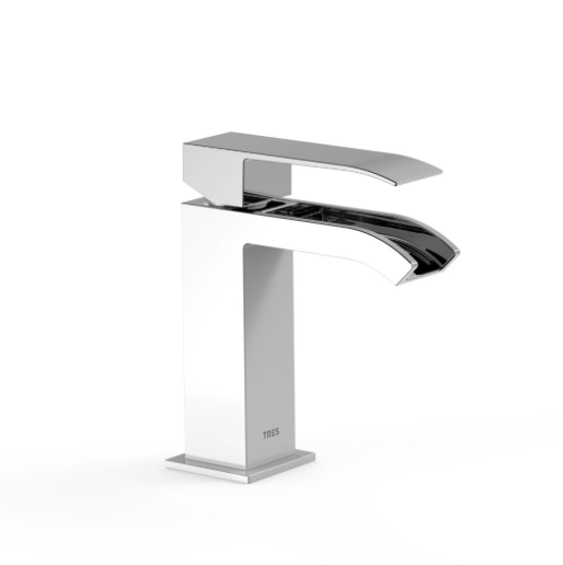 Tres Cuadro Exclusive Bateria jednouchwytowa umywalkowa 00611001BL