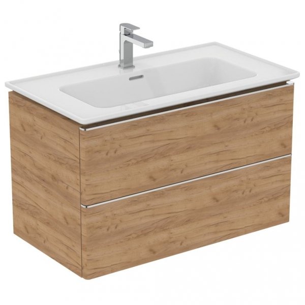 Ideal Standard Strada II Umywalka wisząca lub meblowa 84x46 cm z otworem na baterię, biała T300301