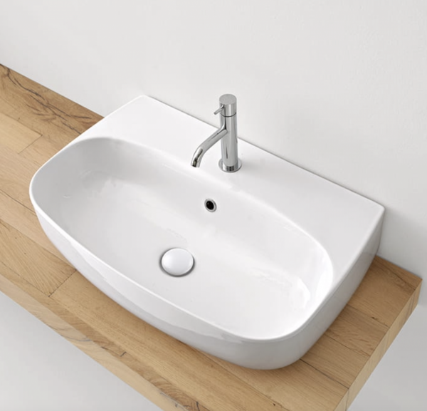 KERASAN NOLITA UMYWALKA PODWIESZANA/ NABLATOWA BIANCO 70x45 534201