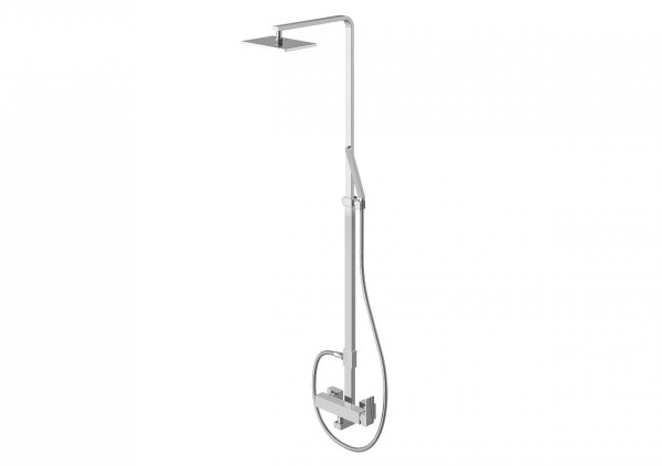 Kohlman Saxo zestaw prysznicowy chrom QW276S