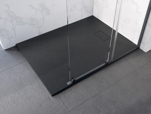 Besco Vexo Black brodzik prostokątny 130 BVB13090P