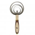 Zgrzebło metalowe Modern beżowe