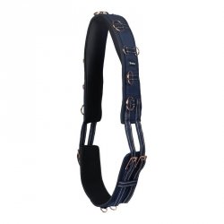 Pas do lonżowania DeLuxe blue/ rose Full