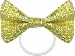 Kokardki do grzywy złote