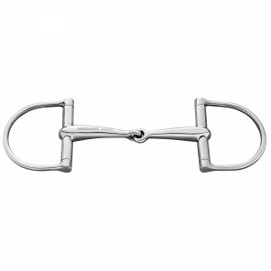 Wędzidło D-ring pojedynczo łamane 16mm