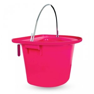 Żłób przenośny z rączką 12 L różowy