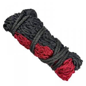 Siatka na siano Duo czarno czerwona