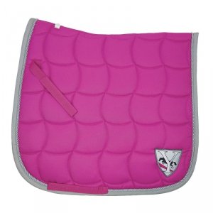 Czaprak Neo ujeżdżeniowy, anatomiczny, kolor różowo-fioletowy