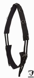 Pas do lonżowania Soft black