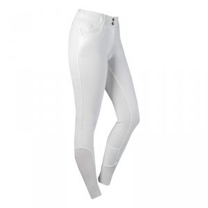 Bryczesy damskie na zawody ANALISE white