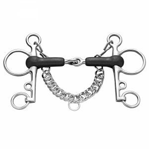 Pelham gumowy pojedynczo łamany 13,5cm