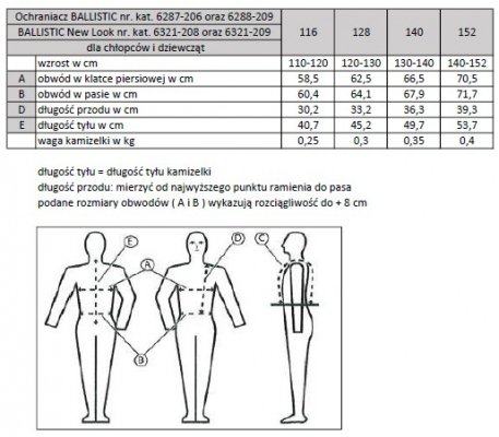 Kamizelka ochronna Ballistic Junior New Look