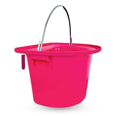 Żłób przenośny z rączką 12 L różowy