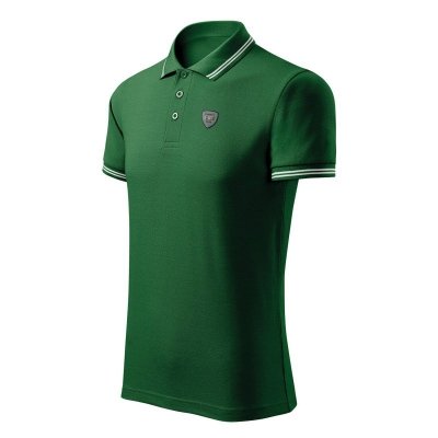 Koszulka polo męska zielona Sport Focus