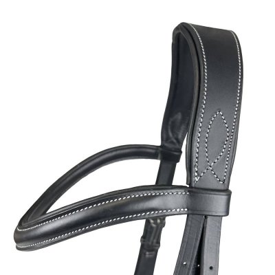 Tranzelka Anatomic czarna skórzana