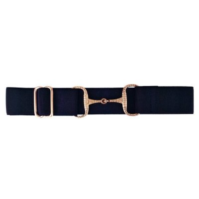 Pasek do spodni Bit z cyrkoniami rose gold