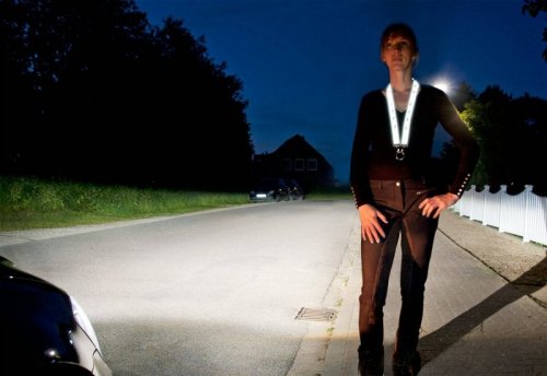 Smycz do kluczy odblaskowa Konie