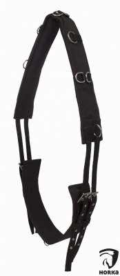 Pas do lonżowania Soft black