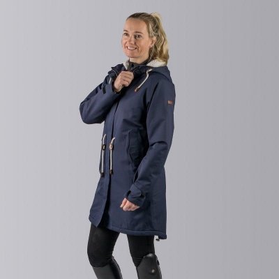 Kurtka parka przeciwdeszczowa RIVER Blue ROZM.S