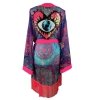 Kimono Lily Pink Heart Fringe