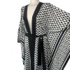 Kimono Checker Black Colourful Skull Classic