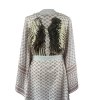 Kimono Checker Beige Short