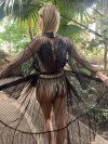 Kimono Stripes Black Angel
