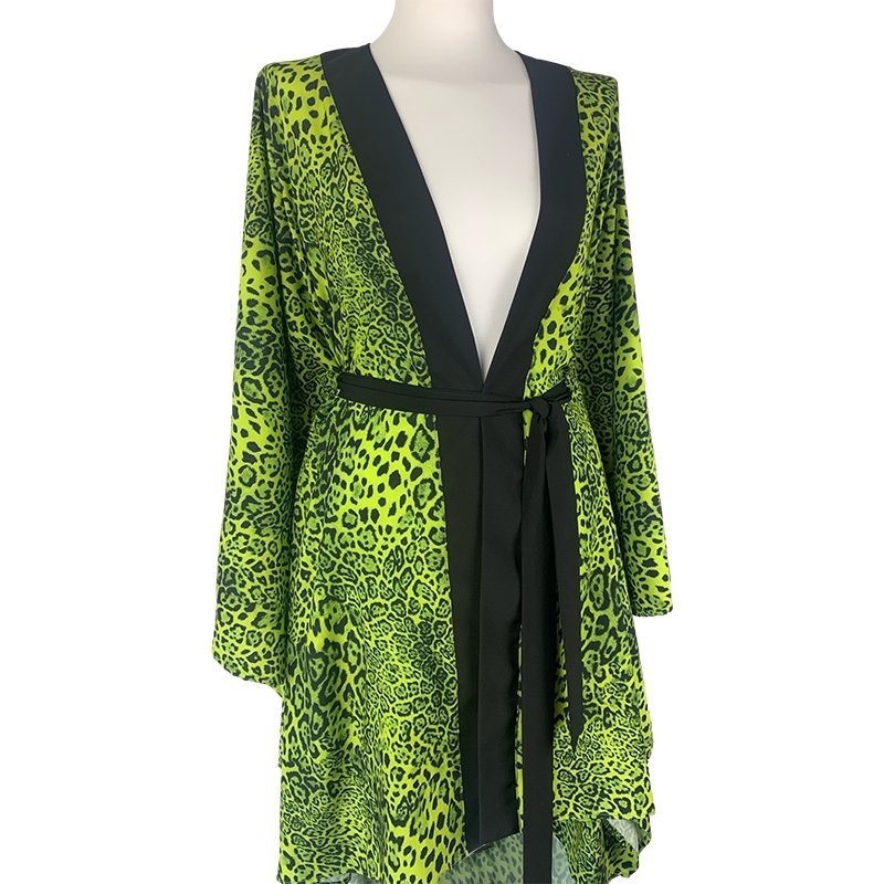 Kimono Lime Panther Black Angel Classic