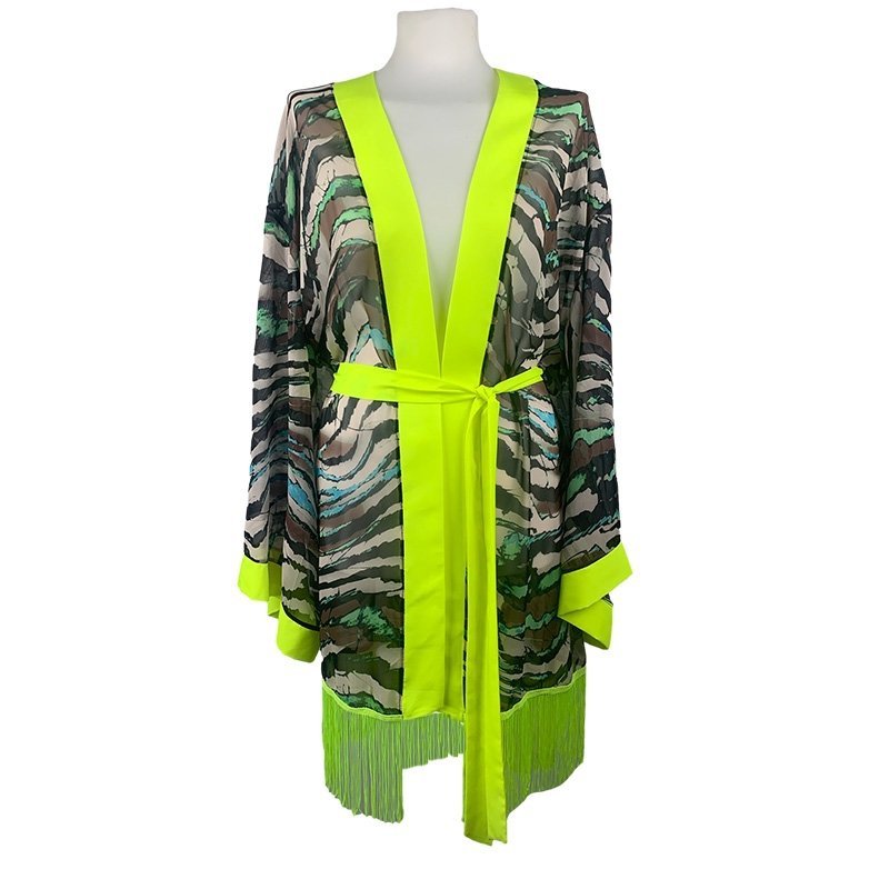 Kimono Jane Gold Angel Fringe