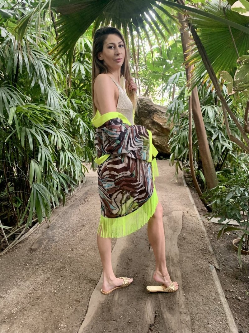 Kimono Jane Gold Angel Fringe