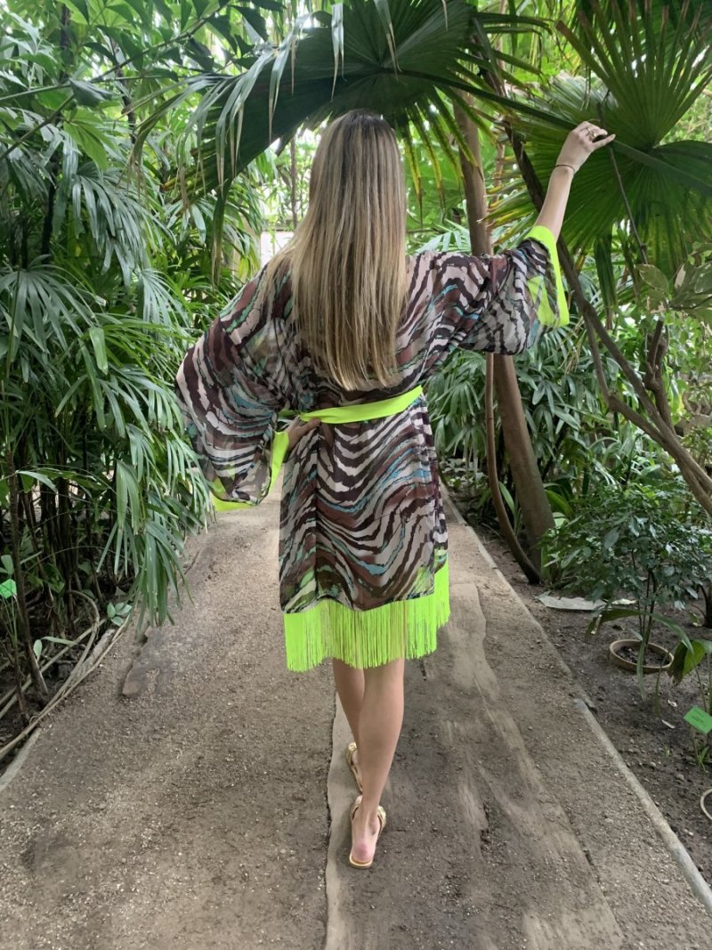 Kimono Jane Gold Angel Fringe