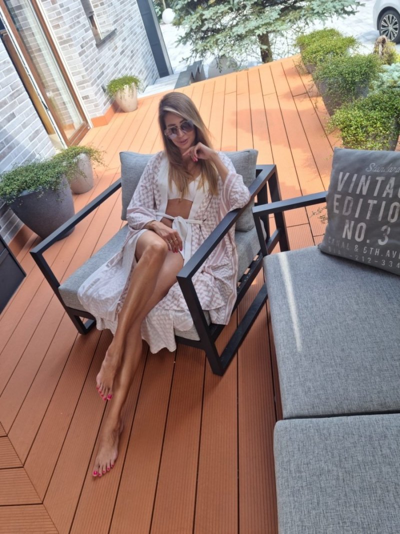 Kimono Checker Beige Classic