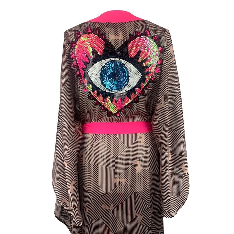 Kimono Rose Gold Pink Heart Classic