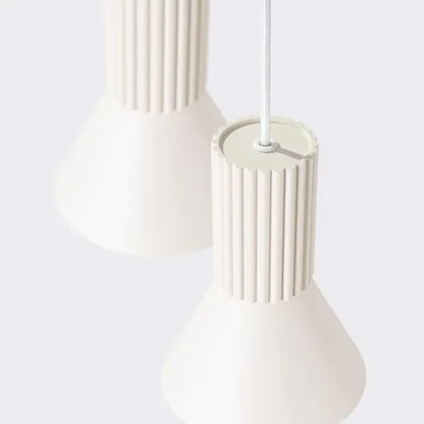 Lampa wisząca ESTRIA 3P beżowa