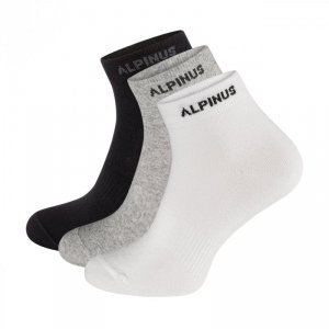 Skarpety Alpinus Puyo 3pack czarne, szare, białe FL43767