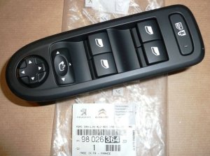 ORIGINAL Schalter Fensterheber Taste Links Peugeot 508 , 98026364ZD