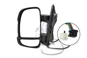 SPIEGEL FIAT DUCATO 06>/ 14> ELEKTRO KURZ L HEIZUNG + SENSOR 8 PIN + 2 PIN