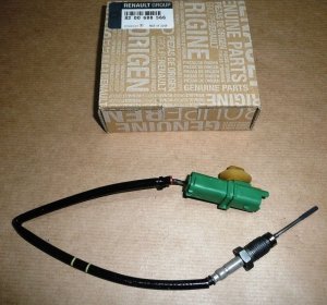 Original Renault Abgastemperatur Sonde mitte FAP Megane Scenic 1.9 DCI 40CM  , 8200688566 , 8200621600