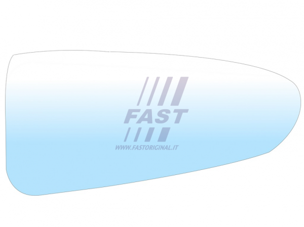 SPIEGELGLAS FORD TRANSIT CUSTOM 12> R UNTEN