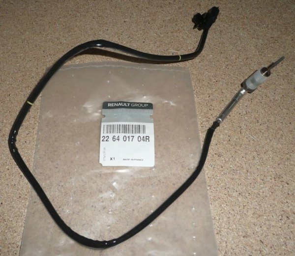 Original Abgastemperatursensor Renault , 226401704R , 2264000QAH , 226404384R , 226407522R