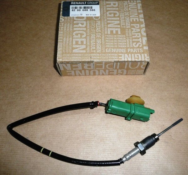 Original Renault Abgastemperatur Sonde mitte FAP Megane Scenic 1.9 DCI 40CM  , 8200688566 , 8200621600