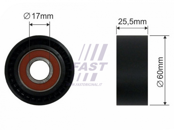 MICRO-V-RIEMENSPANNER FIAT DUCATO 02> ROLLE 2.0 JTD