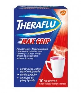Theraflu Max Grip, 10 saszetek