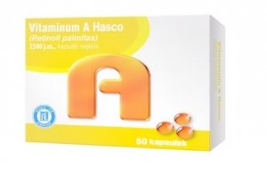 Vitaminum A Hasco, 2500 j.m., 50 kapsułek miękkich